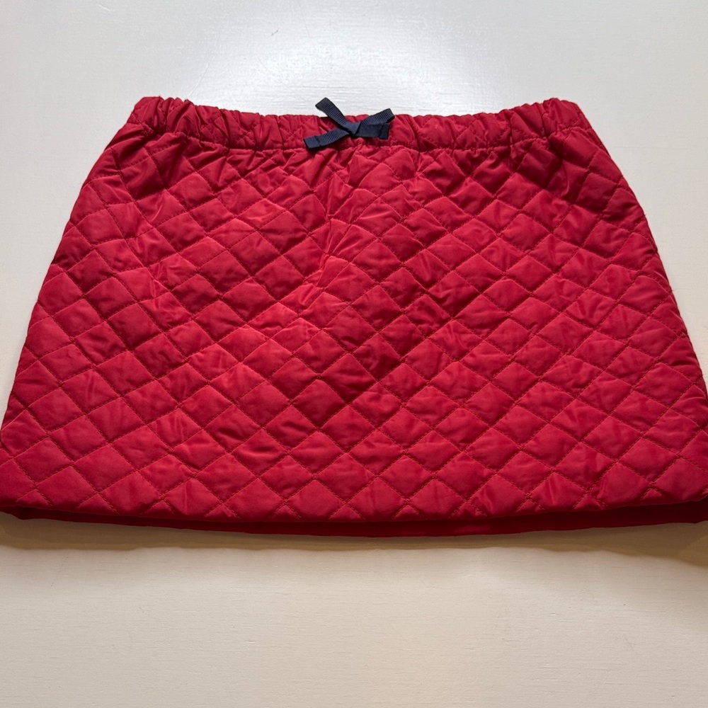 Joe Fresh Red Quilted Skirt with Bow